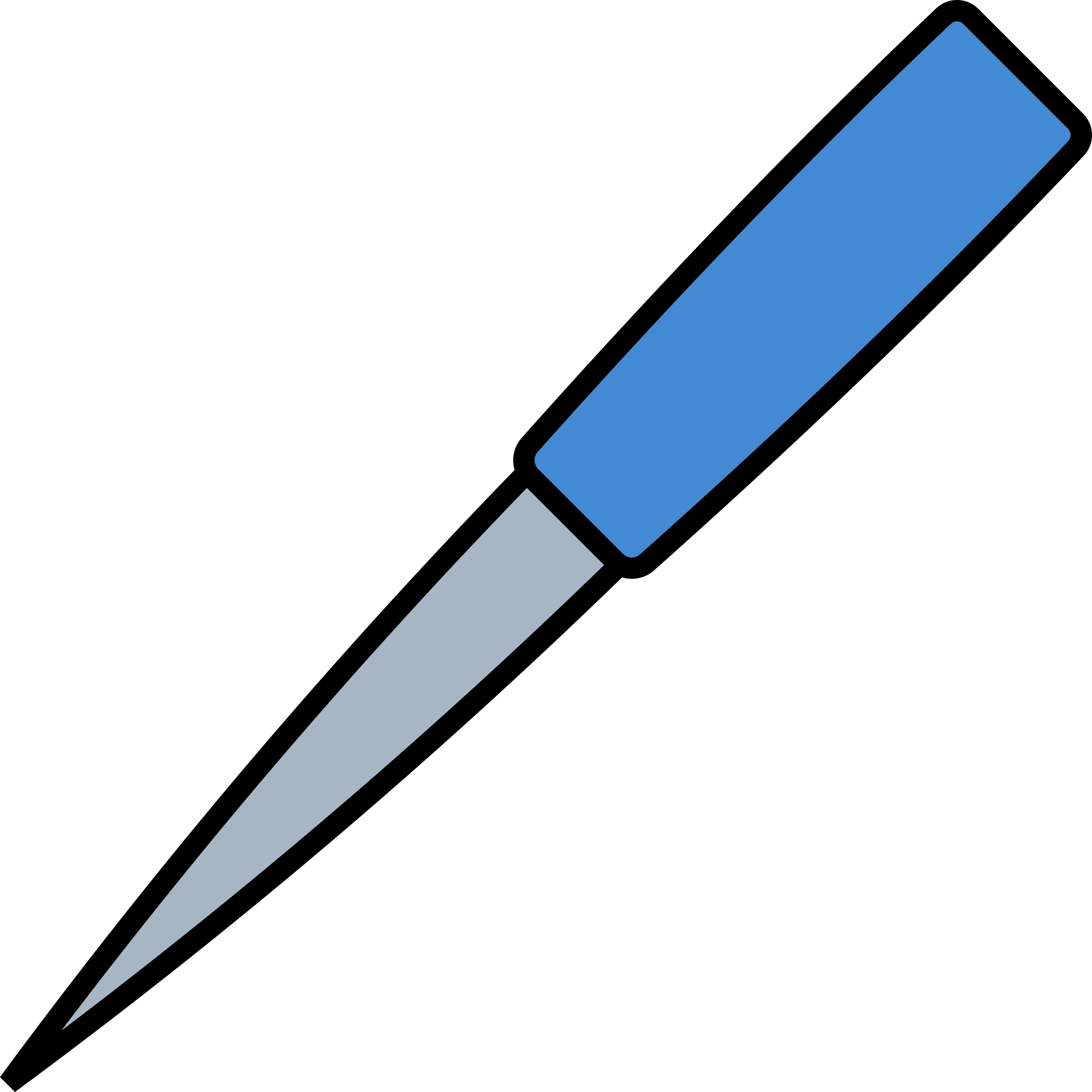 Paper Knife Outline Icon Svg Set Free Vectors
